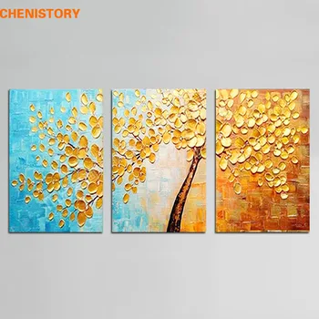 Unframed 3panels Yellow Flowers Palette Knife Oil Painting Modern Abstract Handpainted On Canvas Living Room Wall Art Picture
Unframed 3panels Yellow Flowers Palette Knife Oil Painting Modern Abstract Handpainted On Canvas Living Room Wall Art Picture