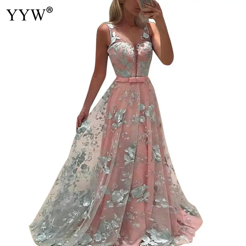 Women Bridesmaid Formal Long Dress Elegant Prom Ball Gowns Party Wedding Dress Sleeveless Embroidery Floor Length Sexy Vestidos
Women Bridesmaid Formal Long Dress Elegant Prom Ball Gowns Party Wedding Dress Sleeveless Embroidery Floor Length Sexy Vestidos