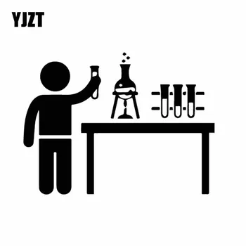 YJZT 16.5CM*12.4CM Chemistry Experiment In Laboratory Vinly Decal Car Sticker Simplicity Cool Black/Silver C27-0330
YJZT 16.5CM*12.4CM Chemistry Experiment In Laboratory Vinly Decal Car Sticker Simplicity Cool Black/Silver C27-0330
