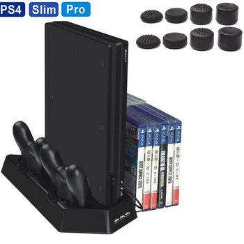 PS4 Slim Pro Vertical Stand Cooling Fan Controller Charger Dock Charging Station Game CD Disk Storage For Playstation 4 PS4 V1 2 
PS4 Slim Pro Vertical Stand Cooling Fan Controller Charger Dock Charging Station Game CD Disk Storage For Playstation 4 PS4 V1 2