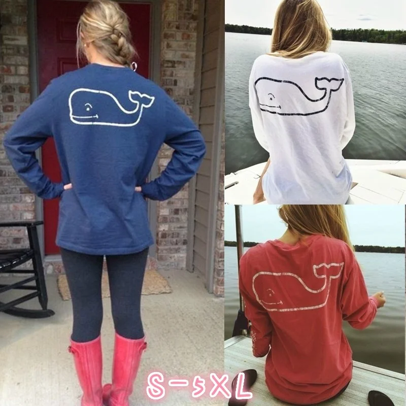 Women top t-shirt New Plus Size Whale Pattern printed Cute tee Shirt Autumn Festivals female Comfort hot top t-shirt
Women top t-shirt New Plus Size Whale Pattern printed Cute tee Shirt Autumn Festivals female Comfort hot top t-shirt
