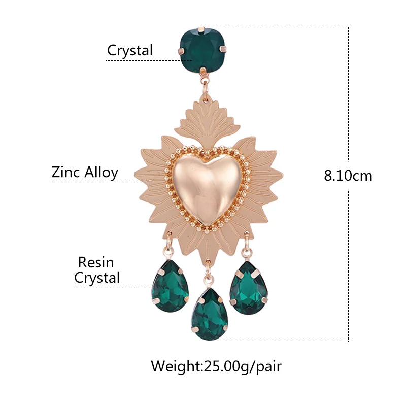 Zinc Alloy mat pendients drop earrings for woman boho (21)