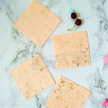 300pcs Baby Pink with Foil Gold Marble Dot Paper Napkins Decoupage Napkins Beverage Wine Bar Holiday Dessert Dinner Party Napkin
300pcs Baby Pink with Foil Gold Marble Dot Paper Napkins Decoupage Napkins Beverage Wine Bar Holiday Dessert Dinner Party Napkin