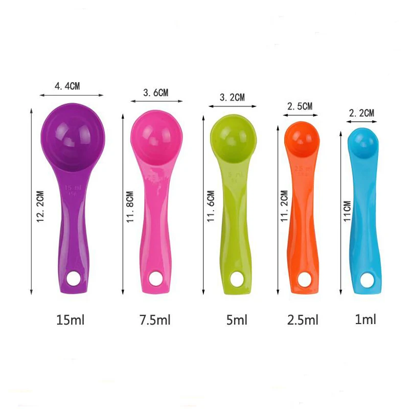 5 Pcs Multi-Color Measuring Spoons Plastic Libra Kitchen Scales Baking Pastry Measuring Tool Weighing Tools Kitcehn Gadget 2019
5 Pcs Multi-Color Measuring Spoons Plastic Libra Kitchen Scales Baking Pastry Measuring Tool Weighing Tools Kitcehn Gadget 2019