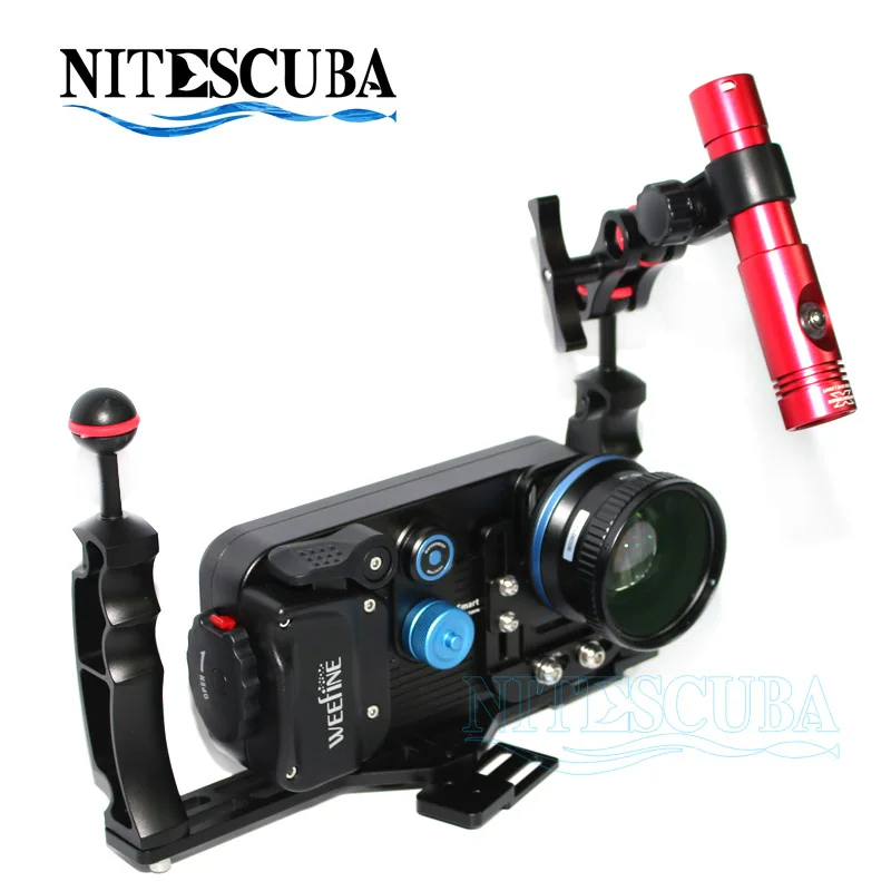 NiteScuba Diving Waterproof Smart Phone housing WFH02 Underwater photography kit t ray& Macro Lens& Focus light& Wide angle lens
NiteScuba Diving Waterproof Smart Phone housing WFH02 Underwater photography kit t ray& Macro Lens& Focus light& Wide angle lens