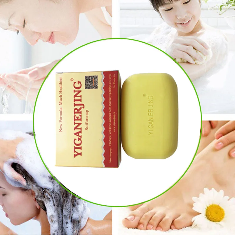 YIGANERJING Whitening Sulfur Soap Skin Conditions Acne Psoriasis Seborrhea Eczema Anti Fungus Bubble Bath Healthy Soaps
YIGANERJING Whitening Sulfur Soap Skin Conditions Acne Psoriasis Seborrhea Eczema Anti Fungus Bubble Bath Healthy Soaps