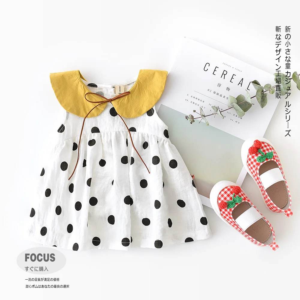 BABY GIRLS DRESSES SOFT SWEAT GIRLS DRESSES ELEGANT DOTS PRINTS TODDLER BABY CLOTHES NEW BORN BABIES SHORT SUMMER CLOTHES
BABY GIRLS DRESSES SOFT SWEAT GIRLS DRESSES ELEGANT DOTS PRINTS TODDLER BABY CLOTHES NEW BORN BABIES SHORT SUMMER CLOTHES