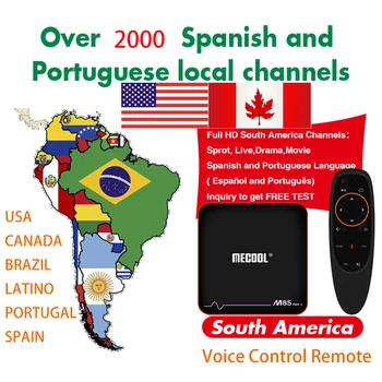 Colombia Brazil Chile Uruguay 4K Iptv Subscription Voice Control Tv Box for Paraguay Ecuador Venezuela Peru for Smart Tv box tv
Colombia Brazil Chile Uruguay 4K Iptv Subscription Voice Control Tv Box for Paraguay Ecuador Venezuela Peru for Smart Tv box tv