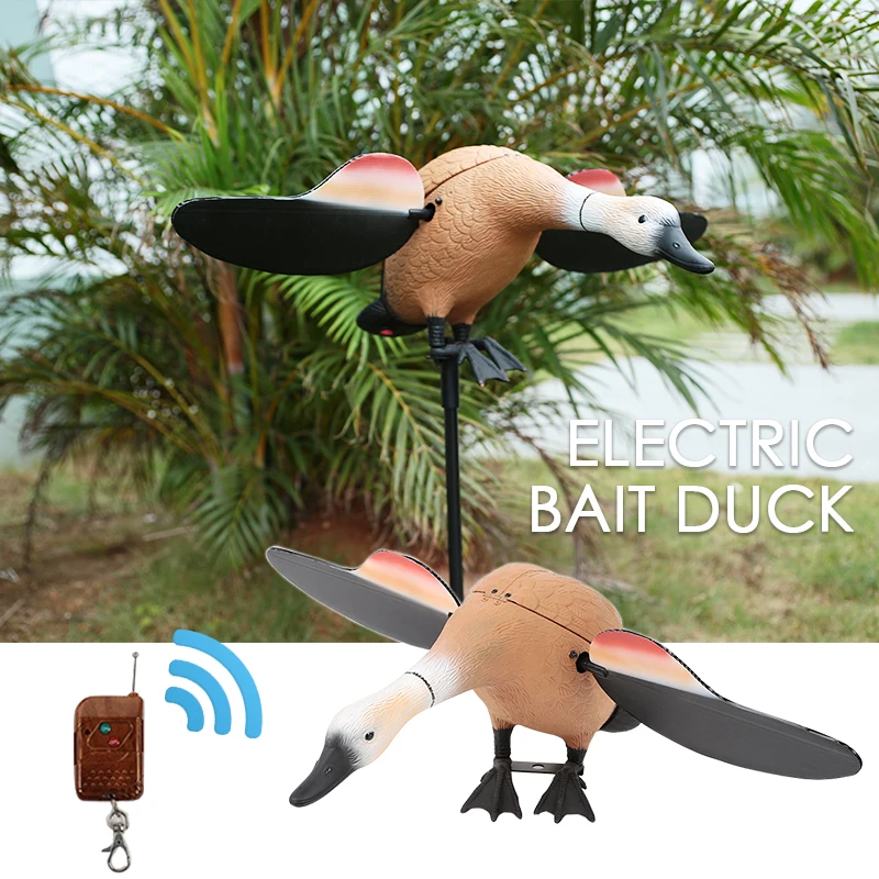 Electric Fishing Hunting Duck Decoy Motor-Driven Decoy Bait Ducks With Remote Control Decoying PE Garden Farm Protector Repeller
Electric Fishing Hunting Duck Decoy Motor-Driven Decoy Bait Ducks With Remote Control Decoying PE Garden Farm Protector Repeller