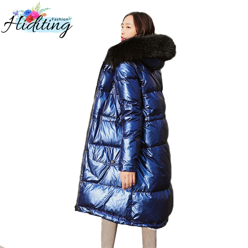Winter Women Down Jacket 2019 New Slim Medium Long Blue Overcoat Warm Large Fur Collar White Duck Down Jacket Female Coat WIN52
Winter Women Down Jacket 2019 New Slim Medium Long Blue Overcoat Warm Large Fur Collar White Duck Down Jacket Female Coat WIN52