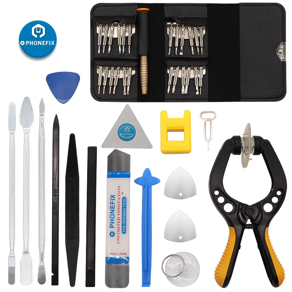 PHONEFIX 41 IN 1 Cell Phone Repair Tools Set Precision Torx Screwdriver for iPhone 5 6 7 8 X XS XR Mobile Phone Opening Tool Kit
PHONEFIX 41 IN 1 Cell Phone Repair Tools Set Precision Torx Screwdriver for iPhone 5 6 7 8 X XS XR Mobile Phone Opening Tool Kit