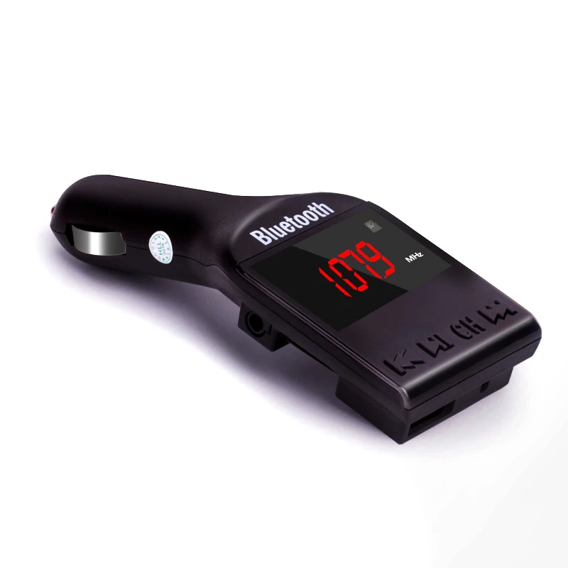 

Bluetooth Car Kit MP3 Player FM Transmitter Handsfree Wireless FM Modulator Support TF Micro SD USB Music Playing