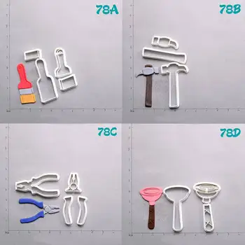 Daily Tools Brush Hammer Pliers Pusher In Cake Fondant Cutter Custom Made 3D Printed Cookie Cutters
Daily Tools Brush Hammer Pliers Pusher In Cake Fondant Cutter Custom Made 3D Printed Cookie Cutters