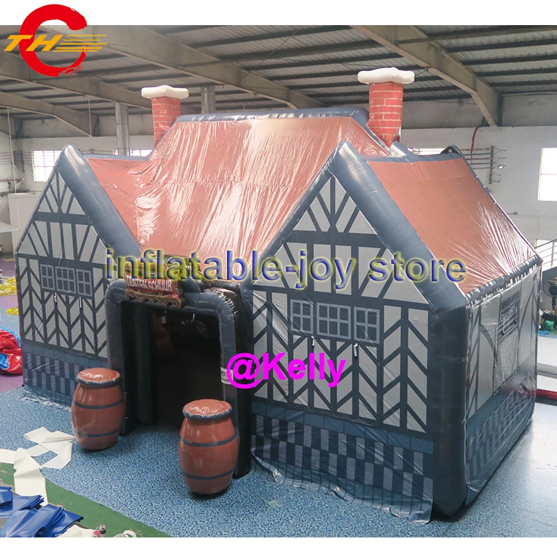 Free air shipping irish pubs tent for party rental, durable pvc tarpaulin inflatable bar tent with barrels
Free air shipping irish pubs tent for party rental, durable pvc tarpaulin inflatable bar tent with barrels