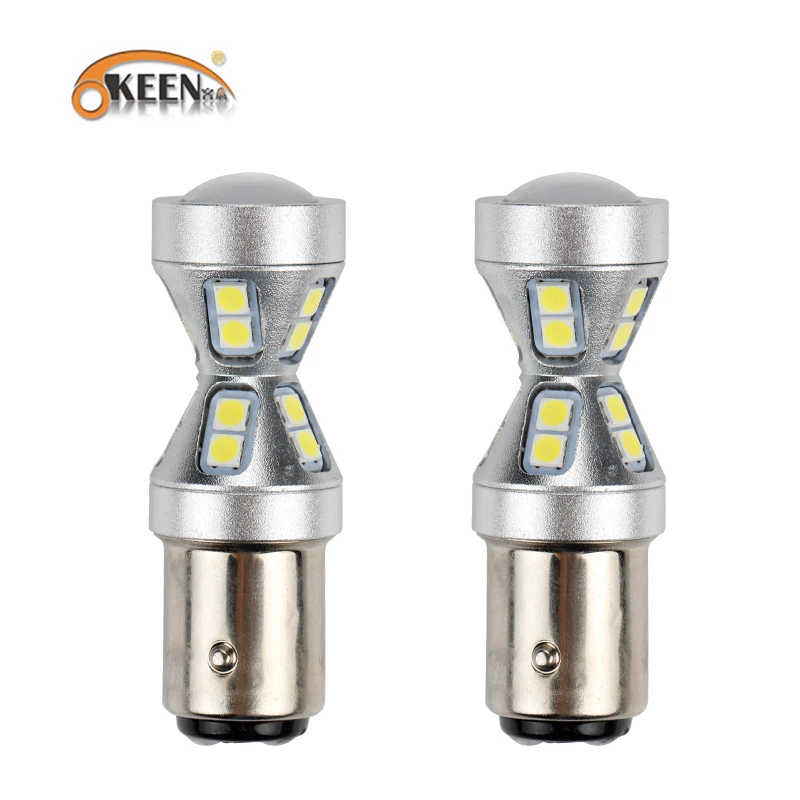 OKEEN 26W led headlight 12V led car light BA15D 1157 3030 Chips 26SMD 6000K White Reverse Clearance lamp DRL led lights for auto
OKEEN 26W led headlight 12V led car light BA15D 1157 3030 Chips 26SMD 6000K White Reverse Clearance lamp DRL led lights for auto