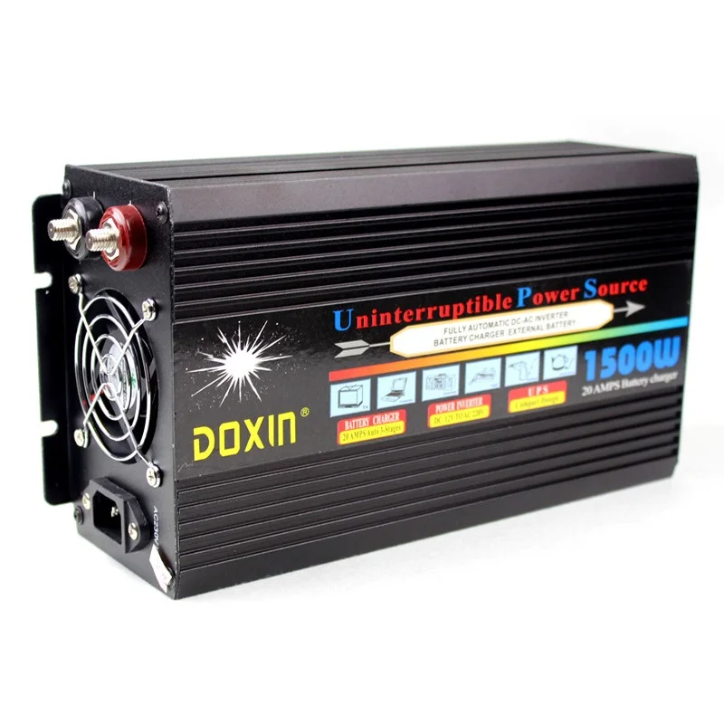 Peak 3000w Doxin 1500w car power with UPS battery charger voltage converter DC 12V/24V to AC 220V/230V/240V converter with LCD
Peak 3000w Doxin 1500w car power with UPS battery charger voltage converter DC 12V/24V to AC 220V/230V/240V converter with LCD