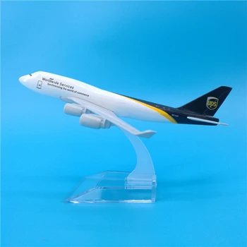16cm UPS Cargo Airlines Airplane Model Boeing 747 Metal Diecast Aviation Model B747 Airway Aircraft Model Scale Toy Gift 1:400
16cm UPS Cargo Airlines Airplane Model Boeing 747 Metal Diecast Aviation Model B747 Airway Aircraft Model Scale Toy Gift 1:400