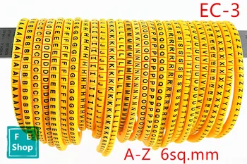 650pcs(each25pcs) EC-3 6sq.mm A-Z ABCDEFGHIJKLMNOPQRSTUVWXYZ English Letter Tube Label Network Wire Cable Marker
650pcs(each25pcs) EC-3 6sq.mm A-Z ABCDEFGHIJKLMNOPQRSTUVWXYZ English Letter Tube Label Network Wire Cable Marker