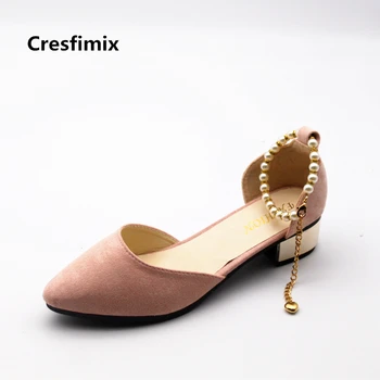 Cresfimix women cute medium heel office shoes lady comfortable buckle strap shoes with pearl lady casual comfortable shoes
Cresfimix women cute medium heel office shoes lady comfortable buckle strap shoes with pearl lady casual comfortable shoes