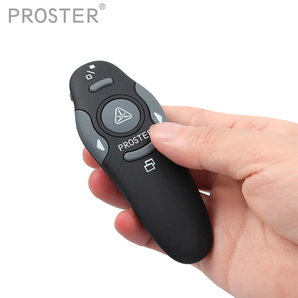 Proster Wireless USB PowerPoint PPT Presentation Remote Control 2.4GHz Laser Pointer Pen USB RF Remote Control PPT Powerpoint
Proster Wireless USB PowerPoint PPT Presentation Remote Control 2.4GHz Laser Pointer Pen USB RF Remote Control PPT Powerpoint