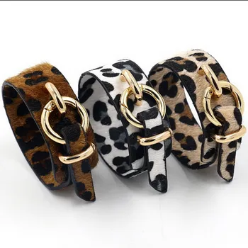 Rainbery Pure Hand-Made Horse Hair Leather Bracelet Korean Cashmere Material Leopard Pattern Female Casual Bracelet JB0515
Rainbery Pure Hand-Made Horse Hair Leather Bracelet Korean Cashmere Material Leopard Pattern Female Casual Bracelet JB0515