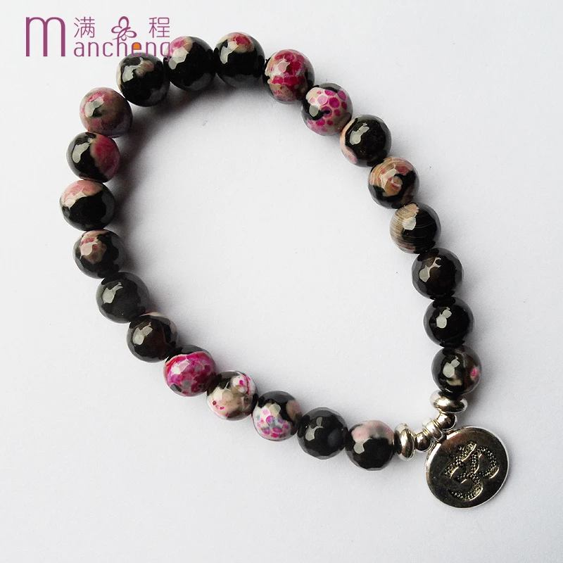 8MM natura stone muslim tasbih prayer beads Pink Fire agates Islam Religious charm allah Elastic bracelets jewelry women gift
8MM natura stone muslim tasbih prayer beads Pink Fire agates Islam Religious charm allah Elastic bracelets jewelry women gift