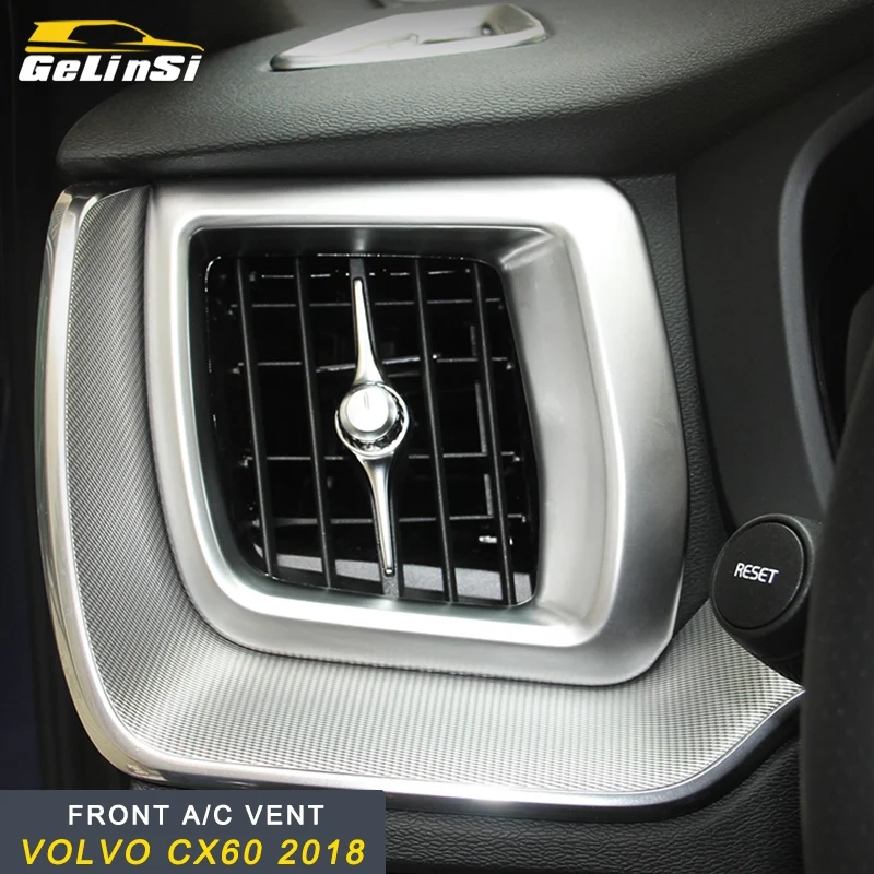 GELINSI front A/C vent frame air condition vent trim cover sticker accessories For Volvo CX60 2018 Auto Car
GELINSI front A/C vent frame air condition vent trim cover sticker accessories For Volvo CX60 2018 Auto Car
