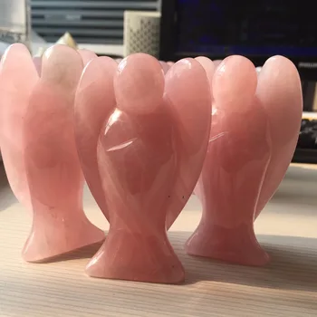 3pcs a lots Natural Carved Rose Crystal Peace Pocket Guardian 3 inch Angel Figurines Reiki Chakra Healing Crystal Statue Crafts
3pcs a lots Natural Carved Rose Crystal Peace Pocket Guardian 3 inch Angel Figurines Reiki Chakra Healing Crystal Statue Crafts