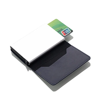 2019 Automatic PU Leather Credit Card Holder Man Aluminum Alloy Business ID CardHolder Male Slim Card Case Wallet for Men
2019 Automatic PU Leather Credit Card Holder Man Aluminum Alloy Business ID CardHolder Male Slim Card Case Wallet for Men