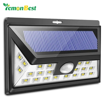 24-LED Solar Power Light Human Infrared PIR Motion Sensor Wall Lamp Outdoor Security Night Light Waterproof IP65 Lamp for Garden
24-LED Solar Power Light Human Infrared PIR Motion Sensor Wall Lamp Outdoor Security Night Light Waterproof IP65 Lamp for Garden