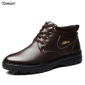 Yomior Men Winter Snow Boots Fashion Autumn Winter Lace-Up Classic Padded Ankle Boots Keep Warm Work Leather Shoe Big Size 38-47
Yomior Men Winter Snow Boots Fashion Autumn Winter Lace-Up Classic Padded Ankle Boots Keep Warm Work Leather Shoe Big Size 38-47