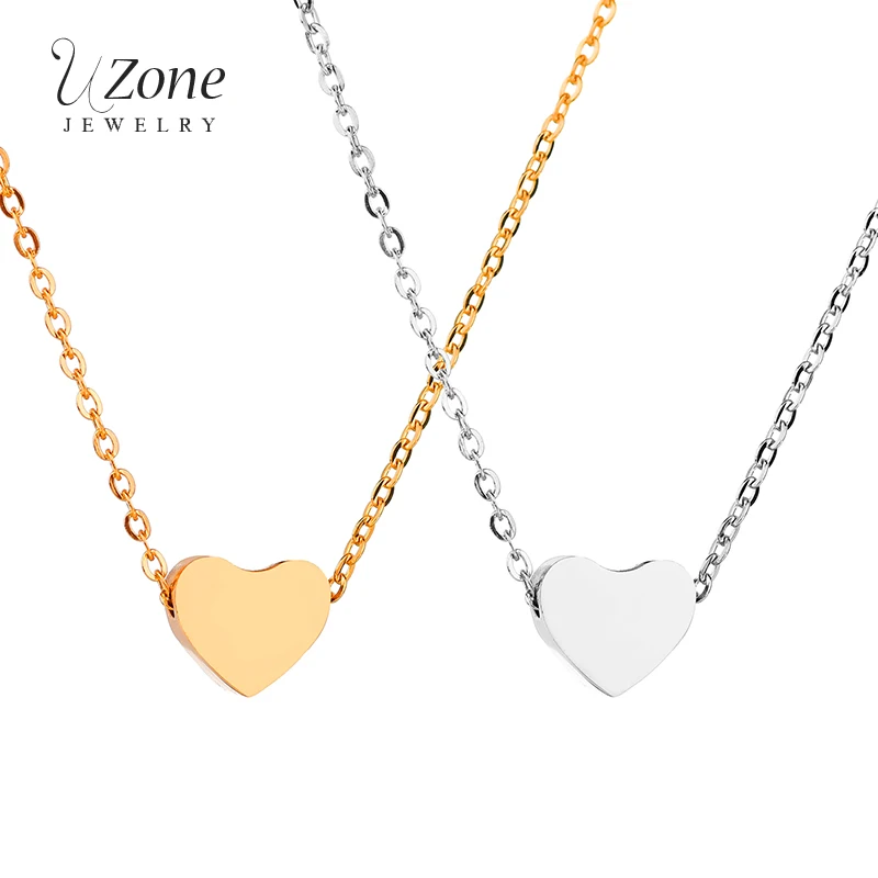 UZone Charming Love Peach Heart Pendant Necklace Titanium Steel Statement Jewelry Boho Heart Choker Necklace for Women
UZone Charming Love Peach Heart Pendant Necklace Titanium Steel Statement Jewelry Boho Heart Choker Necklace for Women