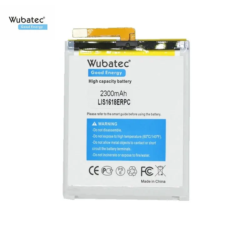 Сменный аккумулятор Wubatec 1x2300 мАч LIS1618ERPC для Sony Xperia XA F3111 E5 F3113 F3116 F3115 F3311 F3112 F3313 G8232 |