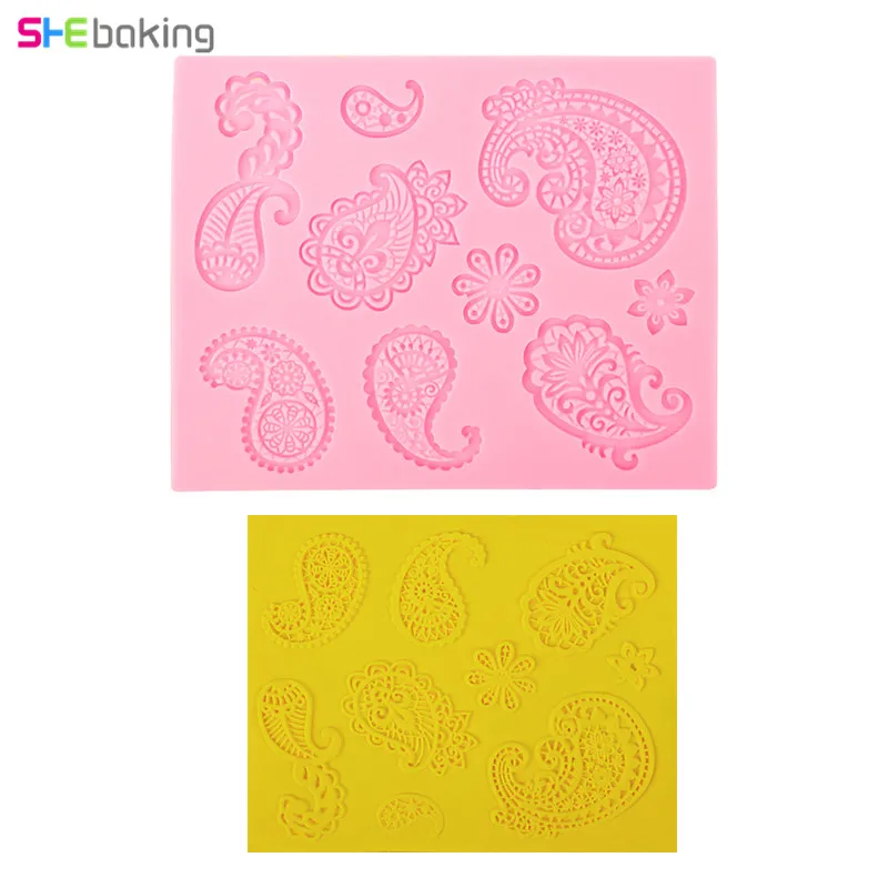 Shebaking 1pc Lace Silicone Mold Cupcake Cake Decorating Tools Fondant Candy Soap Moulds Cakes Accessories Pastry Tool Bakeware
Shebaking 1pc Lace Silicone Mold Cupcake Cake Decorating Tools Fondant Candy Soap Moulds Cakes Accessories Pastry Tool Bakeware