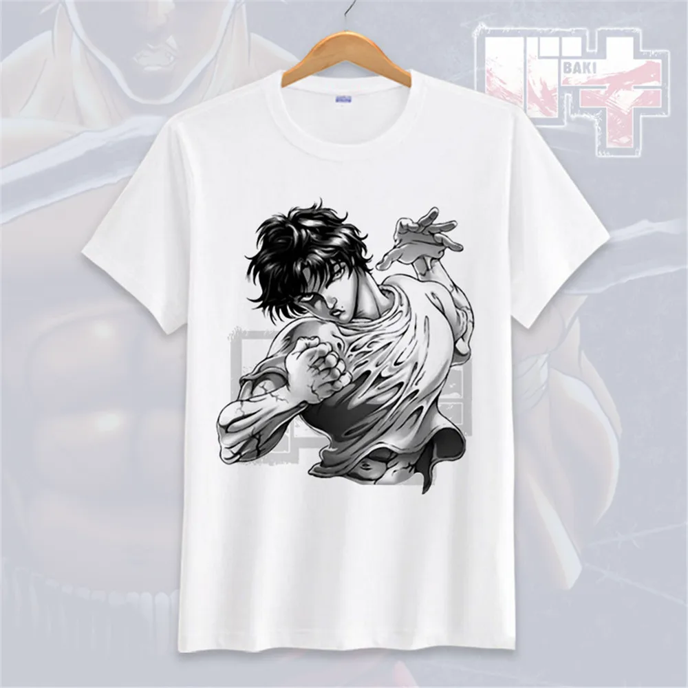 New cosplay Grappler Baki Baki Saidai no Tournament t-shirt men funny t-shirt hero print anime shirt t shirt tops costumes
New cosplay Grappler Baki Baki Saidai no Tournament t-shirt men funny t-shirt hero print anime shirt t shirt tops costumes