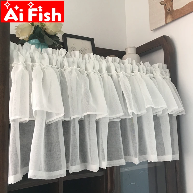 American and Europe Solid Curtain Short Half Lace Window Sheer Drapes Curtain Kitchen Partition Curtains Dining Room A51-40
American and Europe Solid Curtain Short Half Lace Window Sheer Drapes Curtain Kitchen Partition Curtains Dining Room A51-40