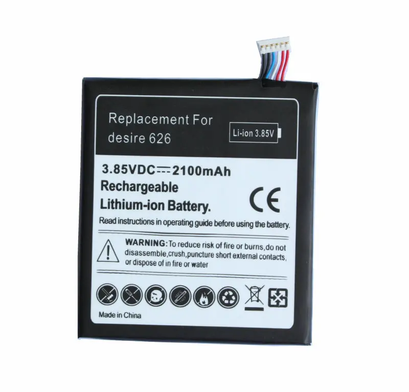 Ciszean 1x 2100mAh B0PKX100 / BOPKX100 3.85VDC Replacement Battery For HTC Desire 626 D626W D626T 626G 626S D262W D262D A32
Ciszean 1x 2100mAh B0PKX100 / BOPKX100 3.85VDC Replacement Battery For HTC Desire 626 D626W D626T 626G 626S D262W D262D A32
