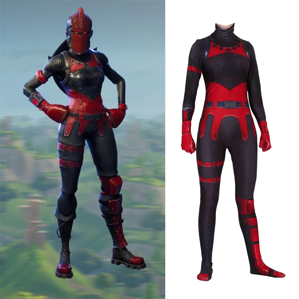Women Kids Game Cosplay Costume Red Knight Zentai Bodysuit Suit Jumpsuits Halloween Mask
Women Kids Game Cosplay Costume Red Knight Zentai Bodysuit Suit Jumpsuits Halloween Mask