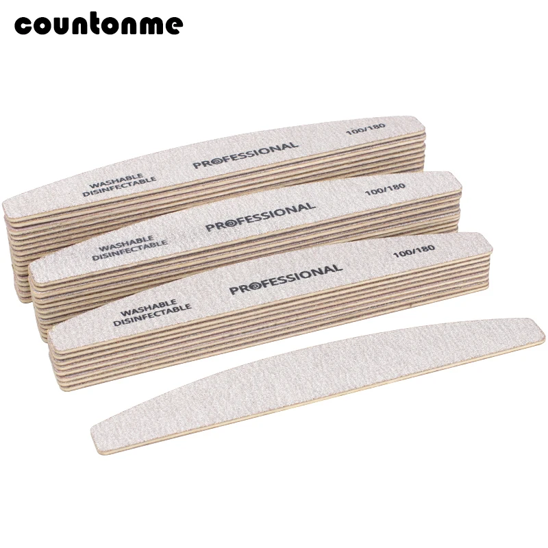 50Pcs/Lot Professional Nail File 100/180 Wood Sanding Buffer Block Strong Thick Wooden Sandpaper Manicure Buffing Polish Tools
50Pcs/Lot Professional Nail File 100/180 Wood Sanding Buffer Block Strong Thick Wooden Sandpaper Manicure Buffing Polish Tools