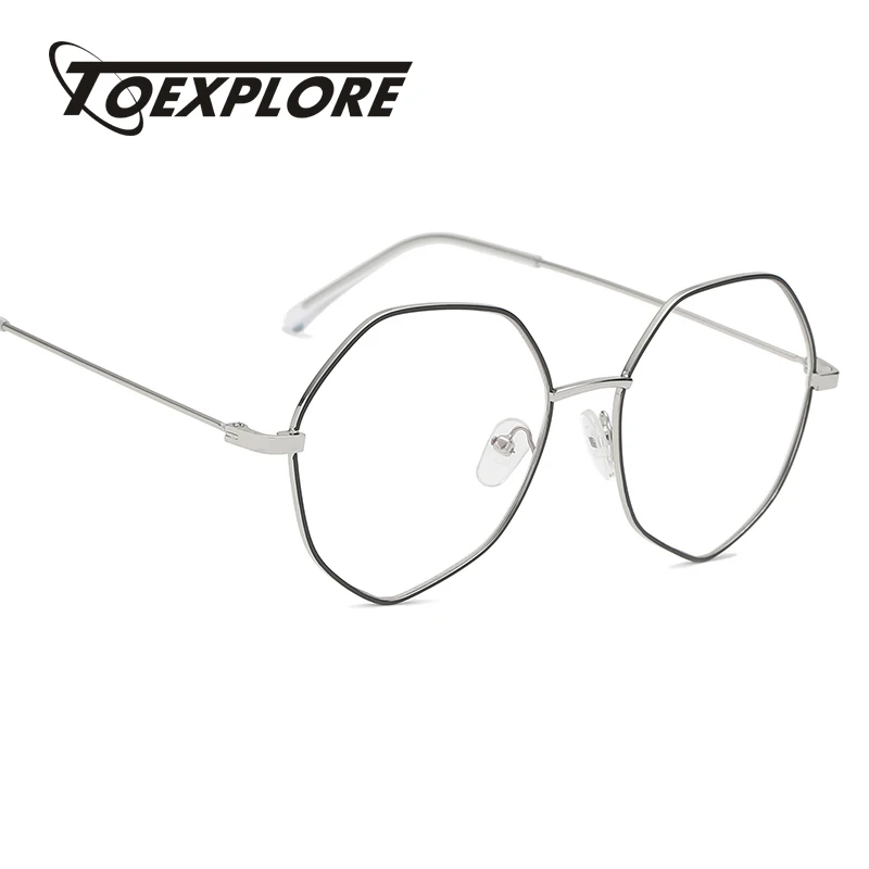 TOEXPLORE Fashion Men Women Metal Eyewear Frame Vintage Retro Luxury Optical Glasses For Reading Myopia Goggle New Clear Lens
TOEXPLORE Fashion Men Women Metal Eyewear Frame Vintage Retro Luxury Optical Glasses For Reading Myopia Goggle New Clear Lens