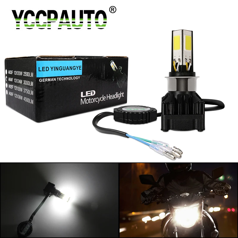 H4 LED Moto H6 Ba20d P15d led Motorcycle Headlights Fog Light Hi-Lo Beam Bulbs For Motorbike ATV Scooter Headlight 24W 3000LM
H4 LED Moto H6 Ba20d P15d led Motorcycle Headlights Fog Light Hi-Lo Beam Bulbs For Motorbike ATV Scooter Headlight 24W 3000LM
