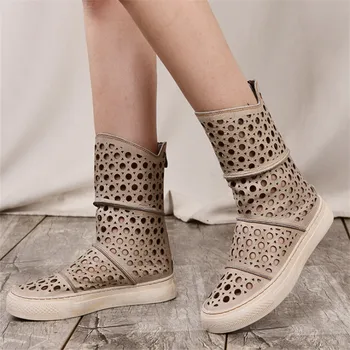 New casual women's shoes summer autumn hot leather flat women's boots fashion retro hollow simple comfortable soft wild boots
New casual women's shoes summer autumn hot leather flat women's boots fashion retro hollow simple comfortable soft wild boots