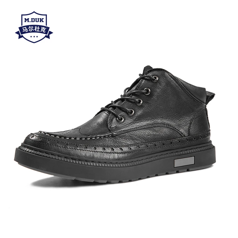 Martin short boots Genuine Leather plus velvet cotton shoes British steel toe shoes cowhide men snow boots autumn winter casual
Martin short boots Genuine Leather plus velvet cotton shoes British steel toe shoes cowhide men snow boots autumn winter casual
