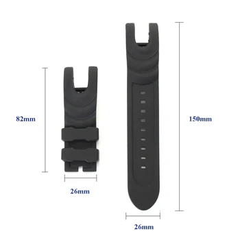 New Black Rubber Wrist Watch Band Strap 26mm Replacement For Invicta Reserve Collection Venom Durable Two Piece Strap
New Black Rubber Wrist Watch Band Strap 26mm Replacement For Invicta Reserve Collection Venom Durable Two Piece Strap