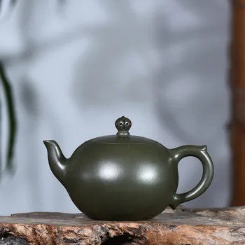Pottery Teapot Quality Goods Famous Full Manual Raw Ore Azure Mud One Bead Pot Kungfu Online Teapot Tea Set Small Capacity
Pottery Teapot Quality Goods Famous Full Manual Raw Ore Azure Mud One Bead Pot Kungfu Online Teapot Tea Set Small Capacity