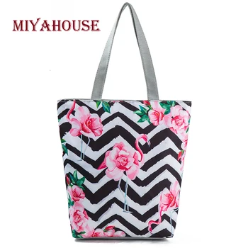 Miyahouse Trendy Female Canvas Handbags Cute Flamingo Print Tote Bag Striped Floral Beach Bags High Capacity Ladies Shopping Bag
Miyahouse Trendy Female Canvas Handbags Cute Flamingo Print Tote Bag Striped Floral Beach Bags High Capacity Ladies Shopping Bag