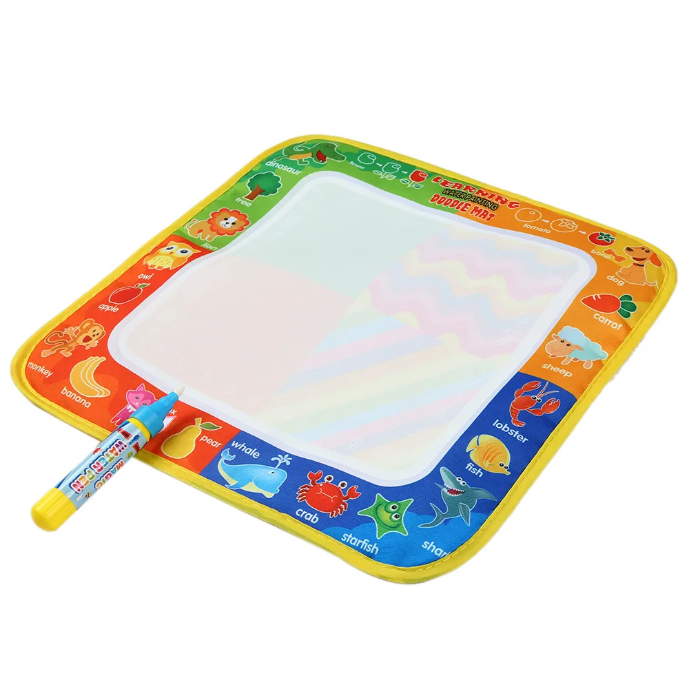 29 * 30 CM Non-toxic Water Drawing Mat With Magic Pen Kids Drawing Board Painting Writing Doodle toys for Children Top Quality
29 * 30 CM Non-toxic Water Drawing Mat With Magic Pen Kids Drawing Board Painting Writing Doodle toys for Children Top Quality