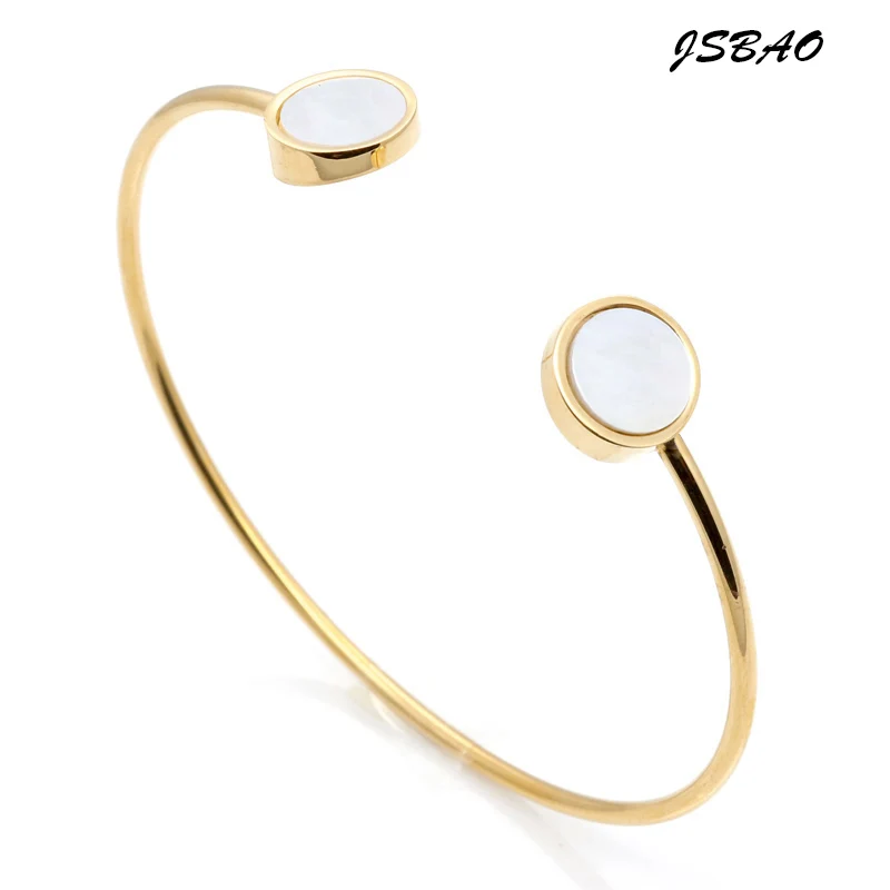 JSBAO Top Quality Shells Gold Bracelet For Women Bracelets Bangles Women Fine Jewelry
JSBAO Top Quality Shells Gold Bracelet For Women Bracelets Bangles Women Fine Jewelry