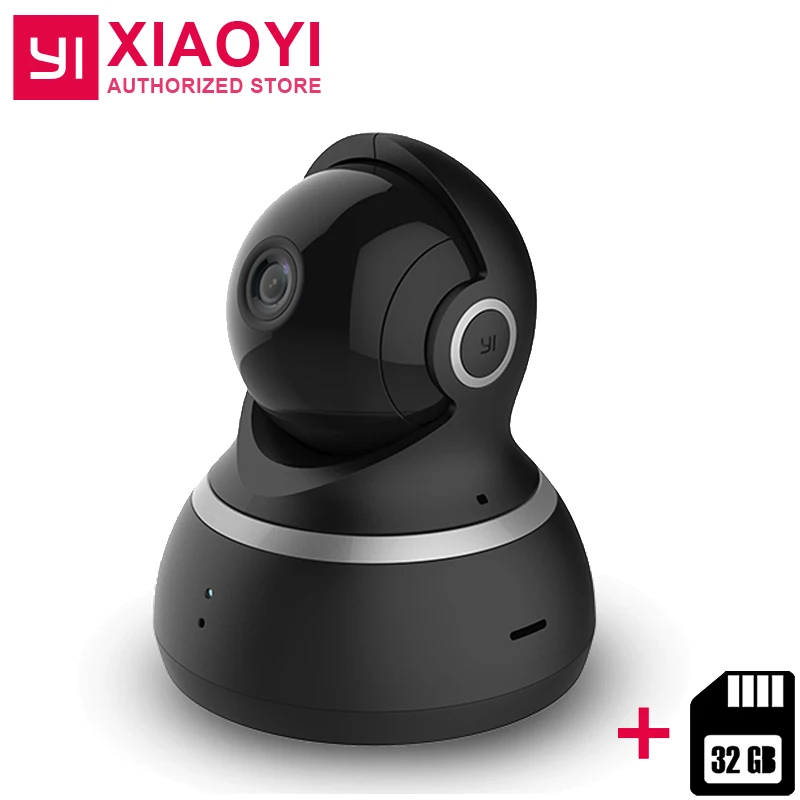 Xiaoyi YI Dome Camera 1080P + 32G Card 112" Wide Angle 360" View Pan-Tilt Control Night Vision 2 Way Audio IP Home Webcam
Xiaoyi YI Dome Camera 1080P + 32G Card 112" Wide Angle 360" View Pan-Tilt Control Night Vision 2 Way Audio IP Home Webcam