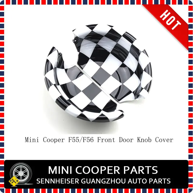 Brand New ABS Material UV Protected Mini Checker Style Interior Door Knob Cover For mini cooper F56 Only (2 Pcs/Set)
Brand New ABS Material UV Protected Mini Checker Style Interior Door Knob Cover For mini cooper F56 Only (2 Pcs/Set)
